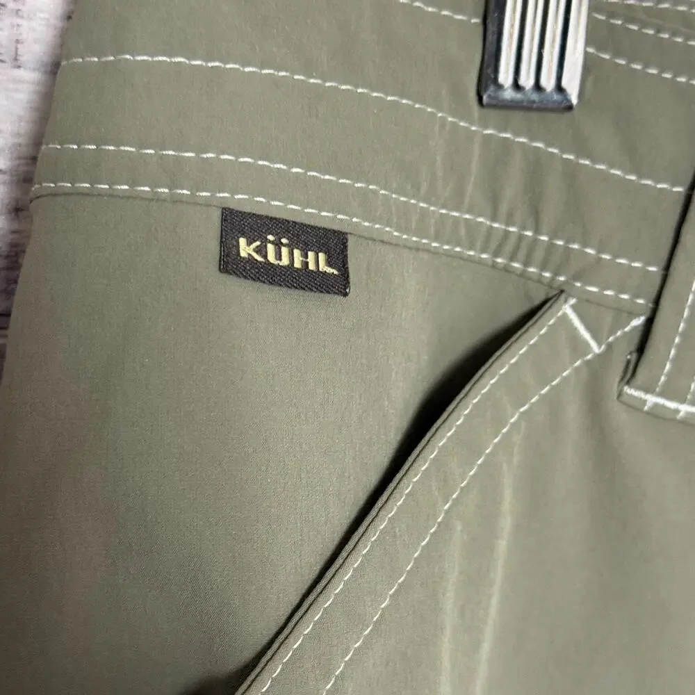 Kuhl Renegade Shorts Mens 40 Olive Stretch Performance Hiking Technical
